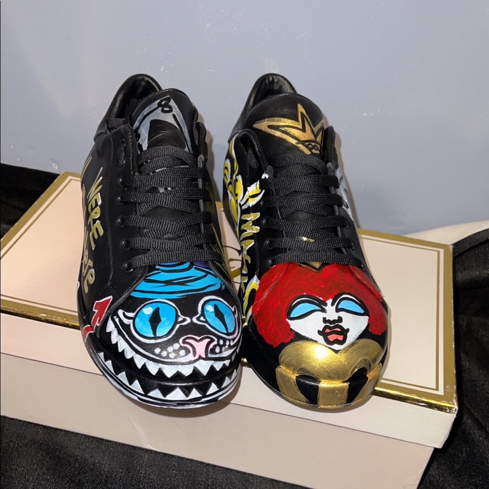 Custom Alice in Wonderland Shoes